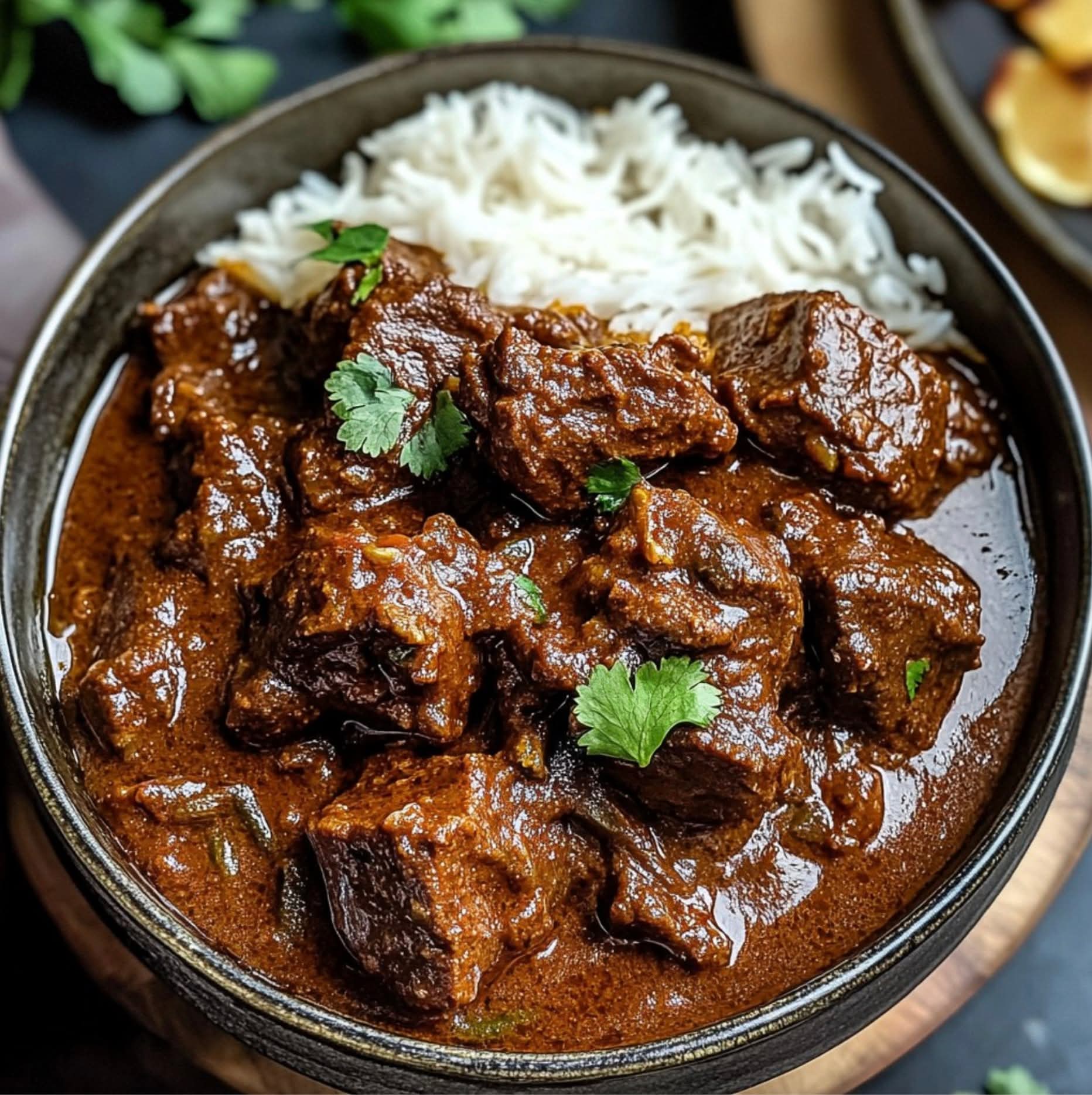 گولاش گاو با برنج